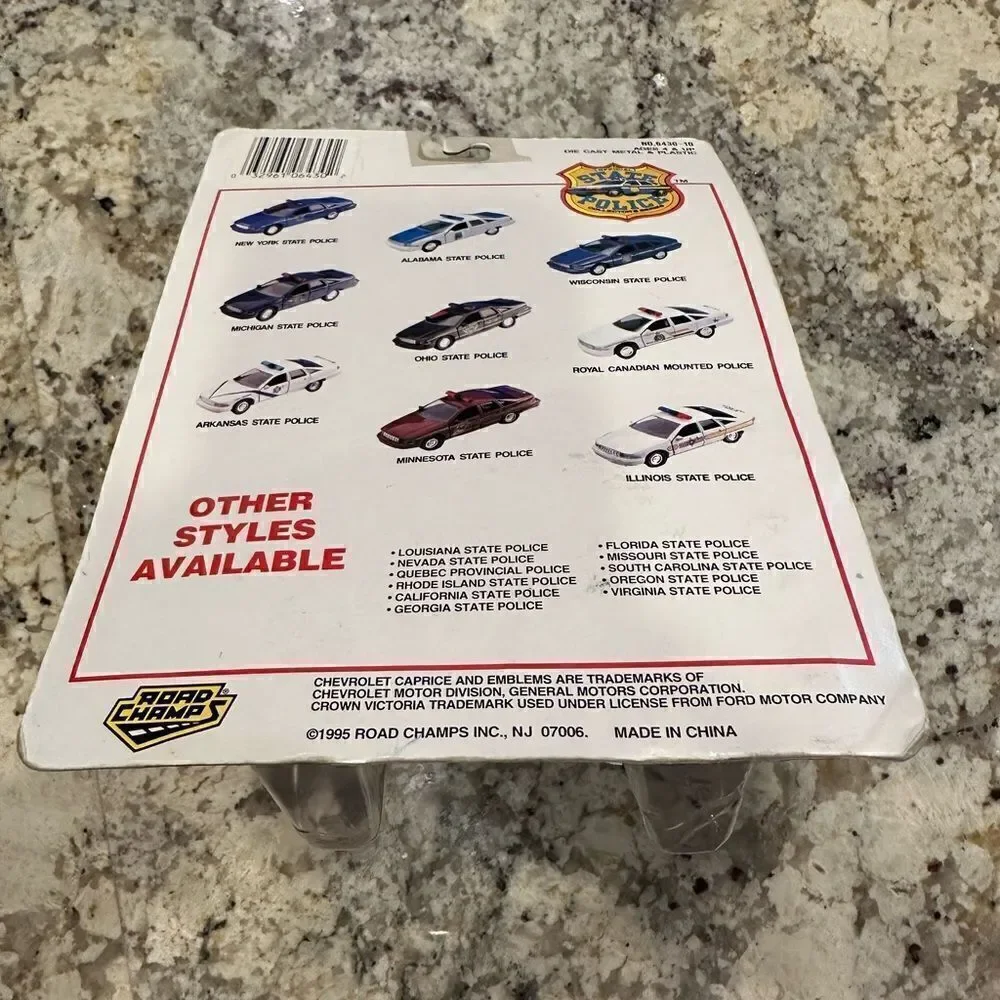 Road Champs Police State of Georgia State Patrol Police Car  ca.1995 die cast